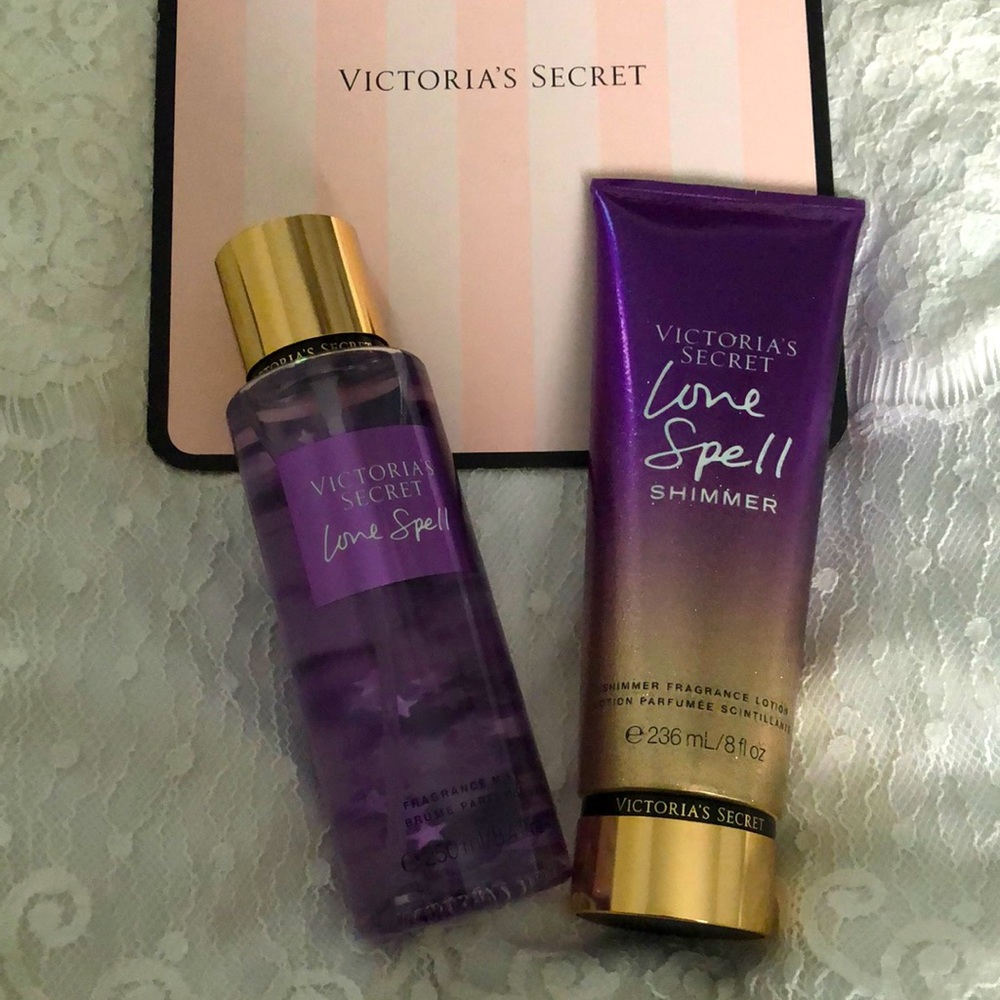 NIP’s, VS Love Spell, Body Spray 250ml  & Love Spell, Shimmer Lotion 236ml